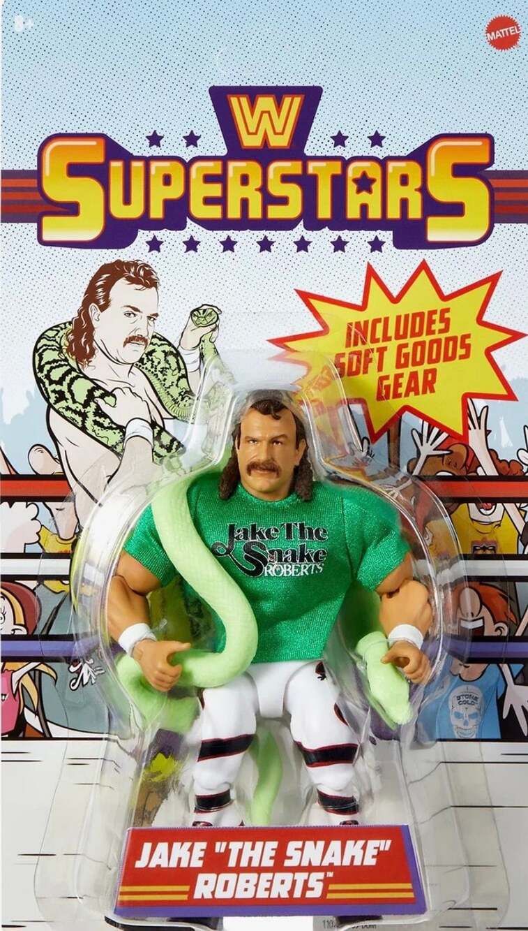 WWE Superstars Jake The Snake Roberts Series 13 Action Figure